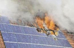 太阳能电池蔓延可燃性防火测试设备