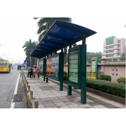 深圳公交站台制作设计梅州不锈钢候车亭工程安装