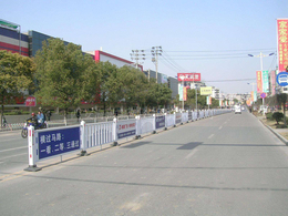 安徽滁州塑钢道路护栏 交通隔离栏 市政护栏厂家