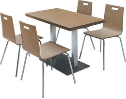 佛山餐厅餐桌椅 学校食堂成套餐桌椅弘匠家具批发