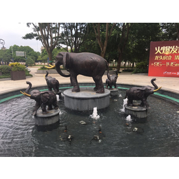 深圳镇宅大象雕塑价格 风水招财大象雕塑厂家