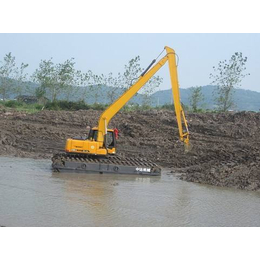水上挖机出租|文淼水上挖掘机租赁|乐山水上挖机