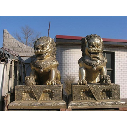 铜狮,怡轩阁雕塑,故宫铜狮