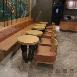 供应成都主题咖啡厅实木桌椅
