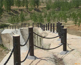 安徽美森园林景观-合肥仿木栏杆-水泥仿木栏杆厂家