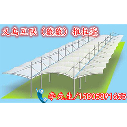 膜结构雨棚公司、互联（薇薇）推拉蓬、台州膜结构雨棚