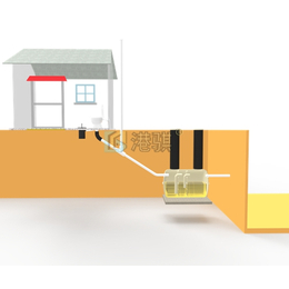 江苏海门改厕2立方化粪池尺寸图-港骐