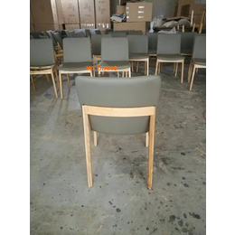 简约现代实木扁椅 厂家定制 批发咖啡厅西餐厅椅子