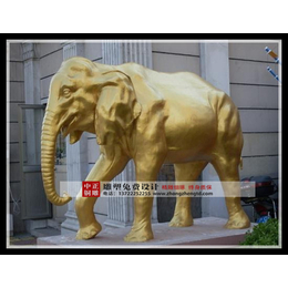 铜大象-中正铜雕-加工铜大象