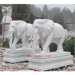 石雕大象为什么是一对的,江西石雕大象,爱强石雕