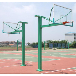 铜陵固定篮球架、冀中体育公司、圆管固定篮球架多少钱