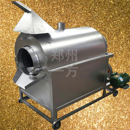 不锈钢电加热炒货机 榨油配套炒货烘干设备 柴气两用炒锅