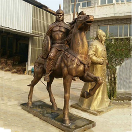 动物雕塑(多图)-广场铜马-铜马