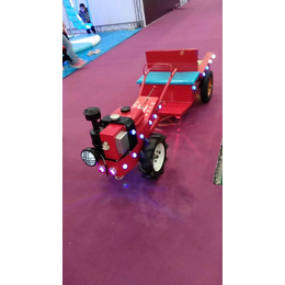 河南华龙专利产品儿童拖拉机 吐泡泡拖拉机