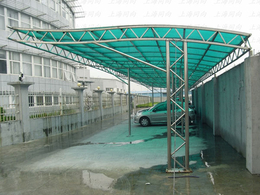 廊坊永清阳光板 车棚雨棚耐力板 生态园温室大棚pc板
