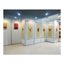 珠海八棱柱展板展览铝材展位广告屏风架图文摄影挂画广告展板厂家