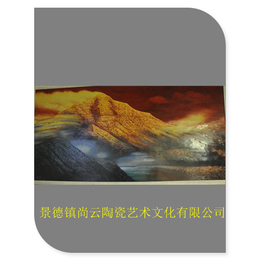 景德镇手工手绘瓷板画厂家 百子图 乔迁 开业庆典礼品瓷板画