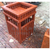 西安防腐木垃圾桶-实木垃圾箱-户外木质垃圾桶-定做厂家缩略图4