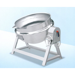国龙厨房设备制造、承德半钢可倾蒸汽夹层锅