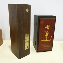 实木酒盒厂家-智合，木酒盒包装厂-长沙实木酒盒