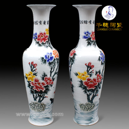 景德镇陶瓷大花瓶为什么如此受欢迎 时尚客厅大花瓶摆件批发