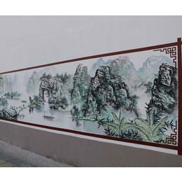 牟平区文化墙彩绘,山东新鸿彩绘*,校园文化墙彩绘施工