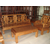 西安仿古客厅沙发 仿古实木沙发价格 仿古红木沙发图片缩略图4