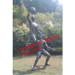 玻璃钢打篮球雕塑学校装饰园林公园别墅广场庭院小区装饰摆件