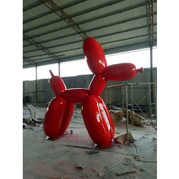 艺铭雕塑(图)_红色气球狗雕塑_天津红色气球狗雕塑