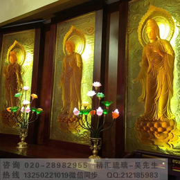 广州琉璃佛像工厂 琉璃佛像壁砖 琉璃壁画佛像 琉璃浮雕佛像