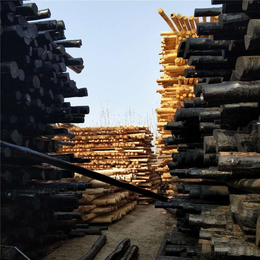 振华防腐材料、油木杆、防腐油木杆使用寿命