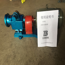 定制广东东莞-GZB5-0.6真空齿轮泵-负压泵-高吸程泵