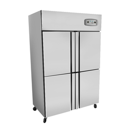 商用四门不锈钢冷藏冷冻大容量双温冰柜