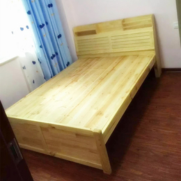 新款实木单人床 厂家生产