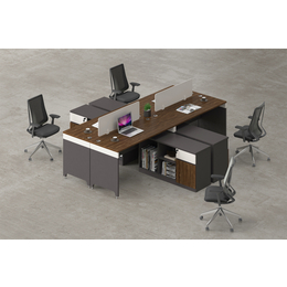 职员办公桌现代简约桌椅组合电脑桌四人位屏风陆工作位办公室家具
