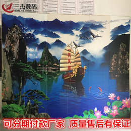 黑河5D集成背景墙uv打印机有污染吗