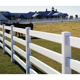 佛山小区PVC护栏塑钢围墙栅栏厂家马场跑道护栏价格优惠