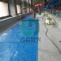 儿童戏水池安装pvc防滑泳池胶膜的重要性