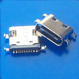 16P单排沉板USB TYPE-C 12P贴片短体SMT