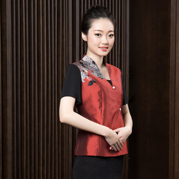 鲁派和悦质量可靠-中式酒店职业装厂家-百色中式酒店职业装