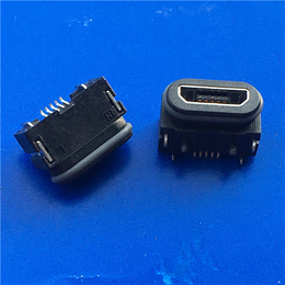 B型防水MICRO母座5P-USB防水 TYPE插板SMT
