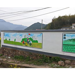 嘉兴农村文化墙、杭州农村文化墙绘、农耕农村文化墙