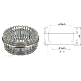 GC5-3150A梅花触头64片T2紫铜镀银缩略图