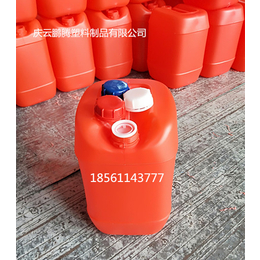 庆云鹏腾供应25升红色塑料桶25公斤小口红色塑料桶