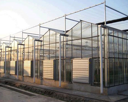 晋中玻璃温室大棚-太原益兴诚钢构工程-智能玻璃温室大棚
