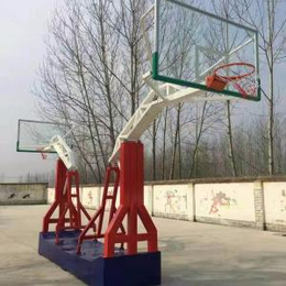 上海液压篮球架,鑫海文体公司,全自动液压篮球架加工