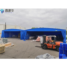 龙川县供应订做各尺寸推拉雨棚推拉式帐篷生产厂家缩略图