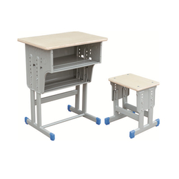 HL-A1950多层板双层双柱课桌小方凳