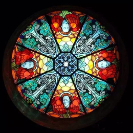 彩绘教堂玻璃-南京教堂玻璃-南京桃园玻璃(查看)