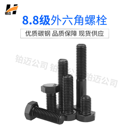 邯郸市铂迈紧固件 高强度六角螺栓M18 螺丝 外六角生产厂家缩略图